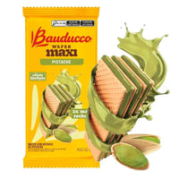 Thumbnail for Biscoito Wafer Maxi Pistache 104g - Bauducco