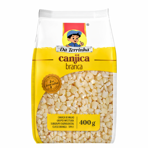 Canjica de Milho Branco 400g - Da Terrinha