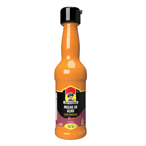 Molho de Alho com Pimenta 150ml - Da Terrinha