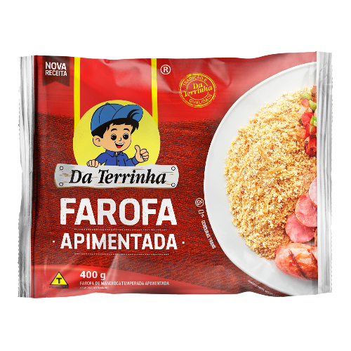 Farofa Apimentada 400g - Da Terrinha