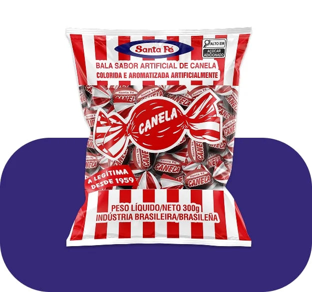 Bala de Canela 600g - Santa Fé