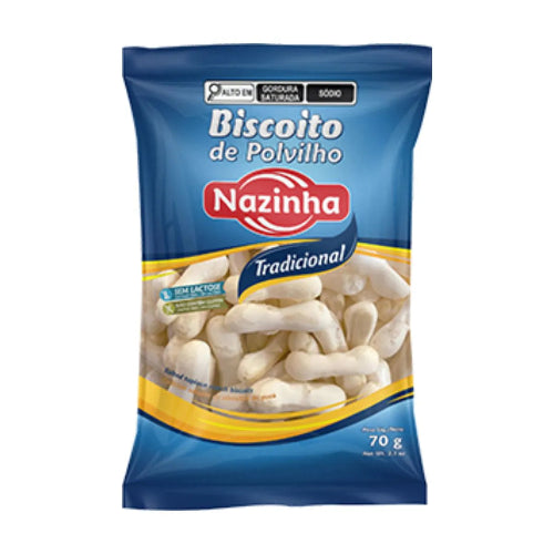 Biscoito de Polvilho Tradicional 70g - Nazinha