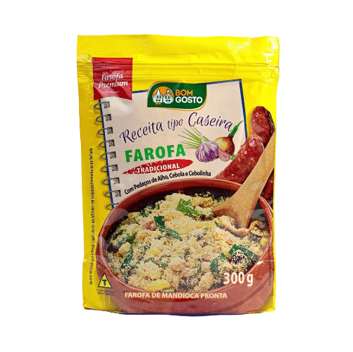 Farofa Tradicional Premium 300g - Bom Gosto