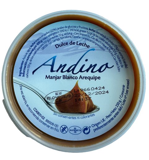Doce de Leite Argentino 250g - Andino