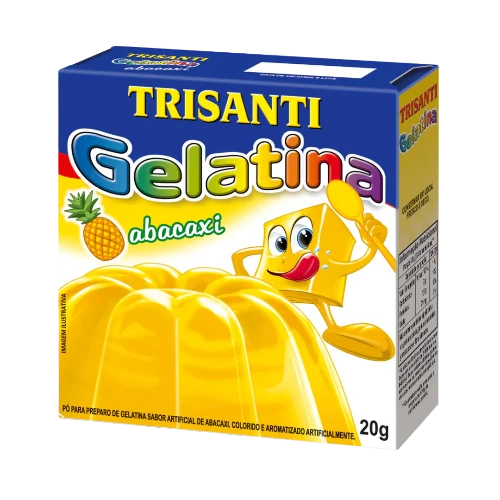 Gelatina de Abacaxi 20g - Trisanti