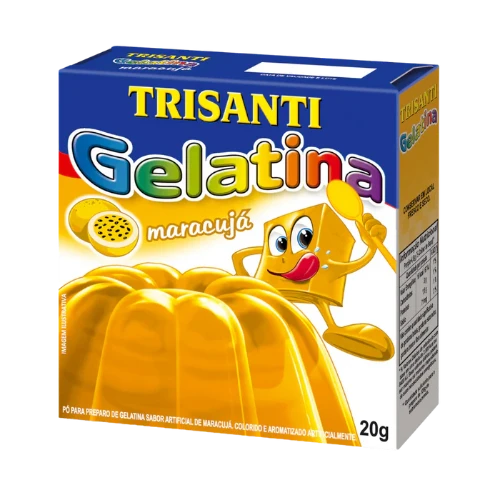 Gelatina de Maracujá 20g - Trisanti