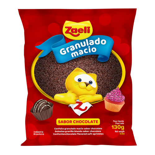 Chocolate Granulado 130g - Zaeli