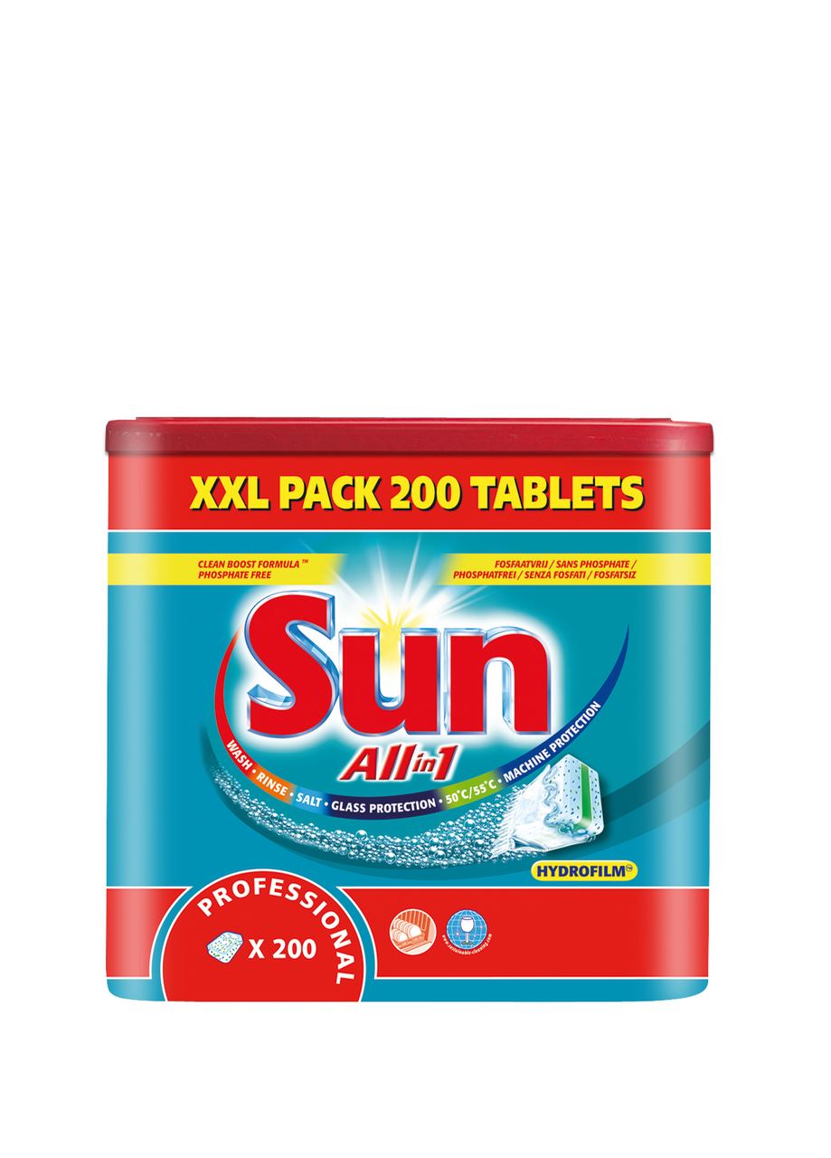 Sun Prof All in 1 Dishwasher tablets box 200 pieces 3.6 kg
