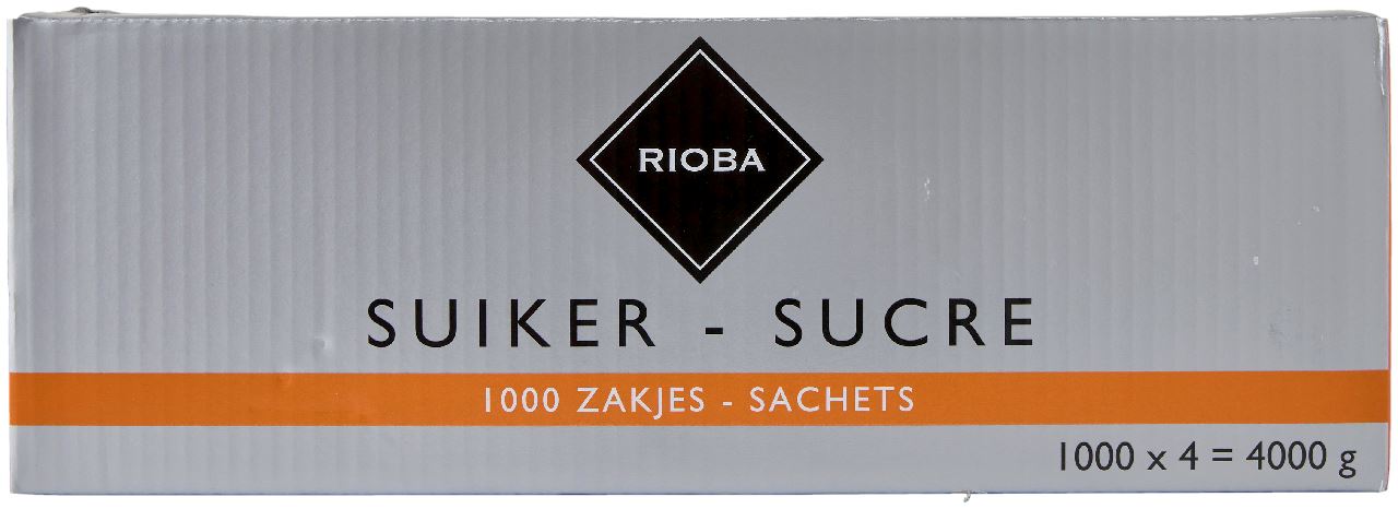 RIOBA Sugar sachets 1000 x 4 g