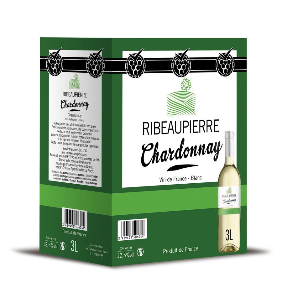 Ribeaupierre Chardonnay bag in box 3 l