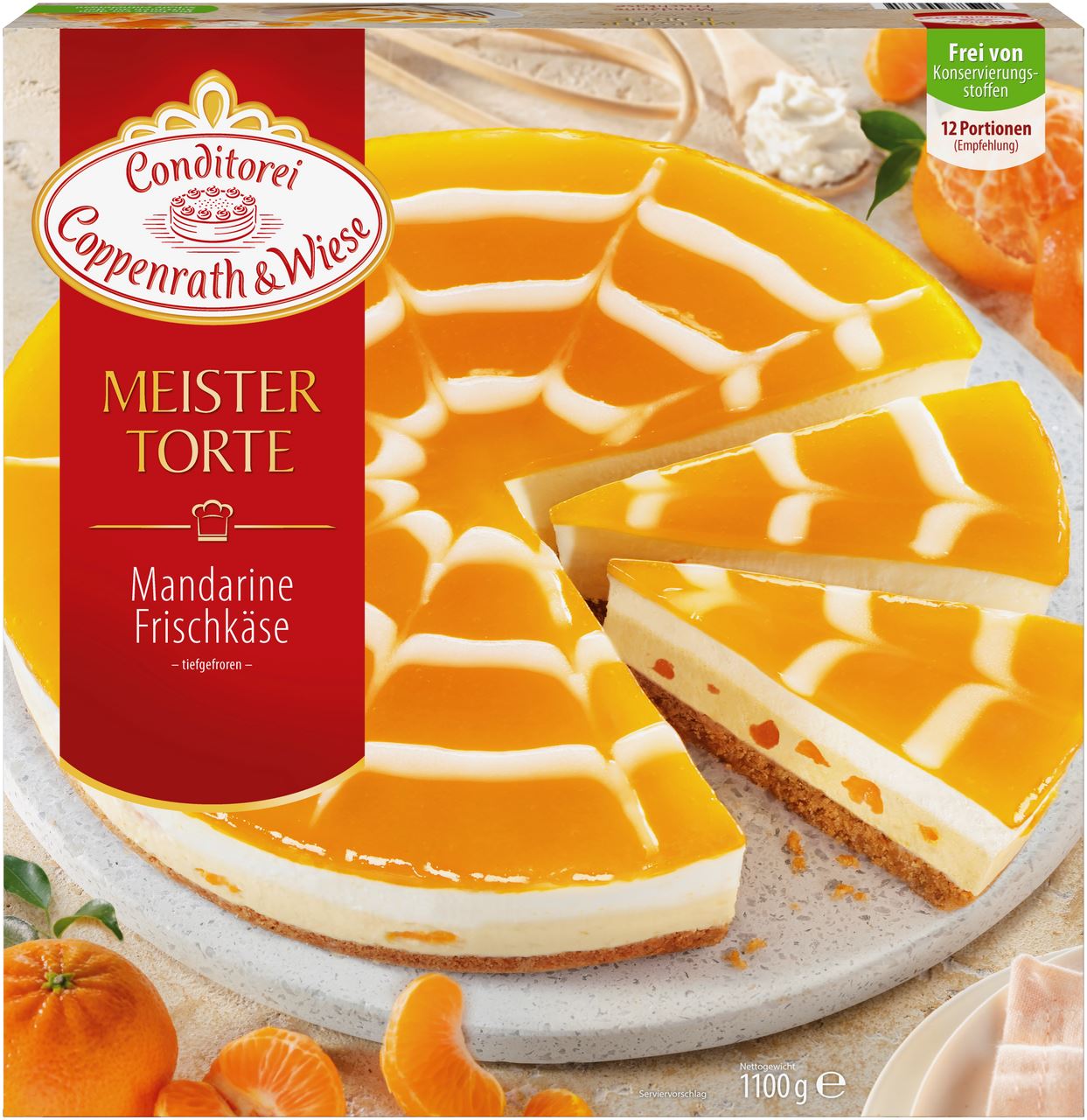 Coppenrath & Wiese Mandarin cream cheesecake 1.1 kg