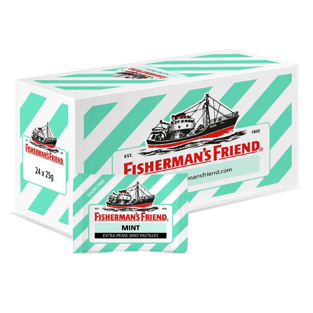 Fisherman's Friend Strong mint sugar-free 24 x 25 g