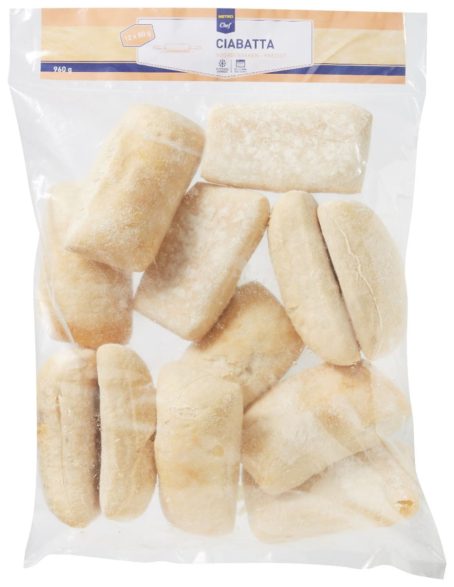 Ciabatta white 12 x 80 g