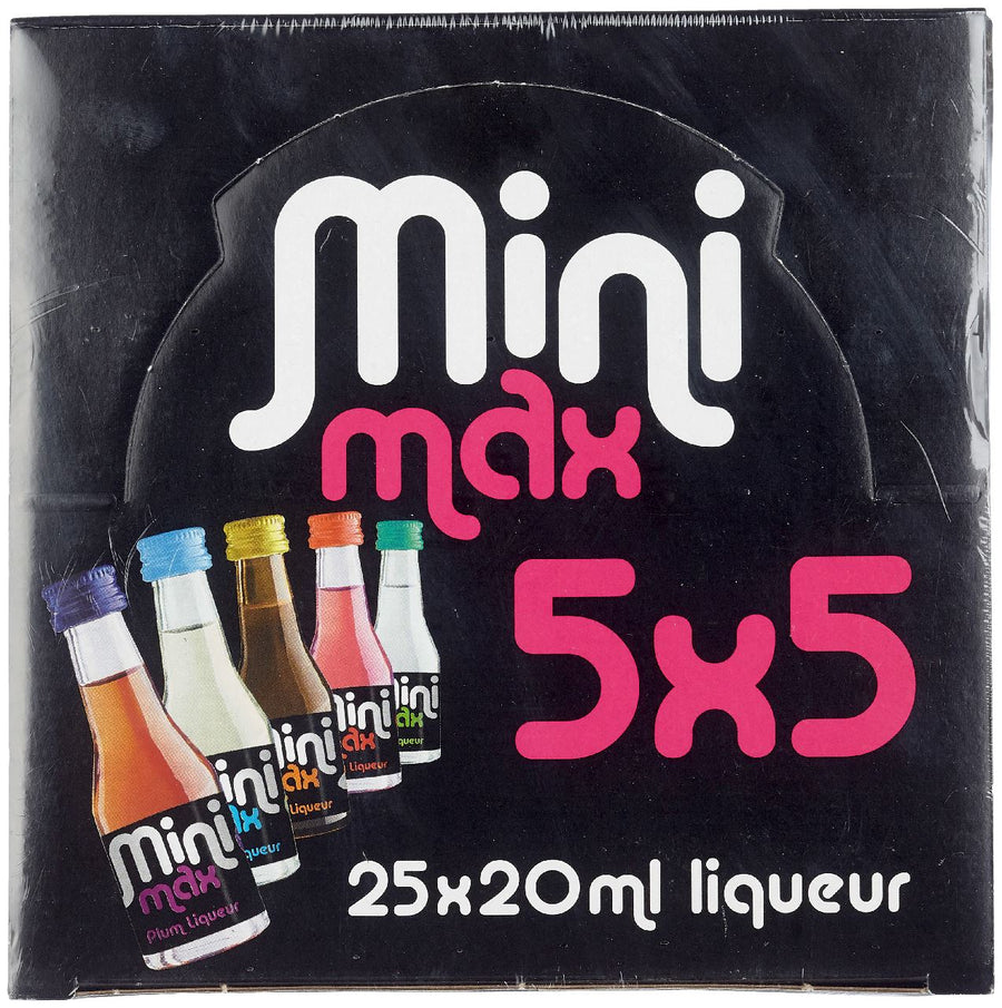 Mini Max Assorted Shots 25 x 20 cl 17%