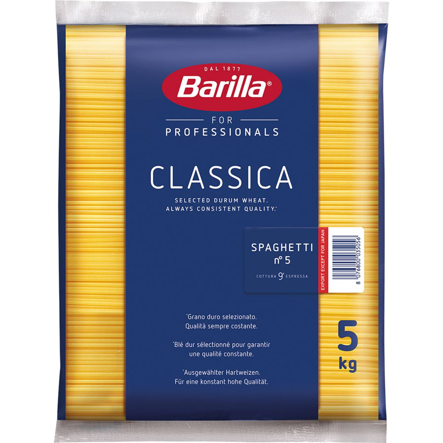 Barilla Spaghetti Nº 5 - 5 kg