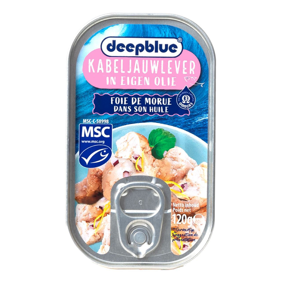 Deepblue Cod liver in oil 120 g