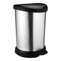 Thumbnail for CURVER Decobin Pedal bin silver 20 liters