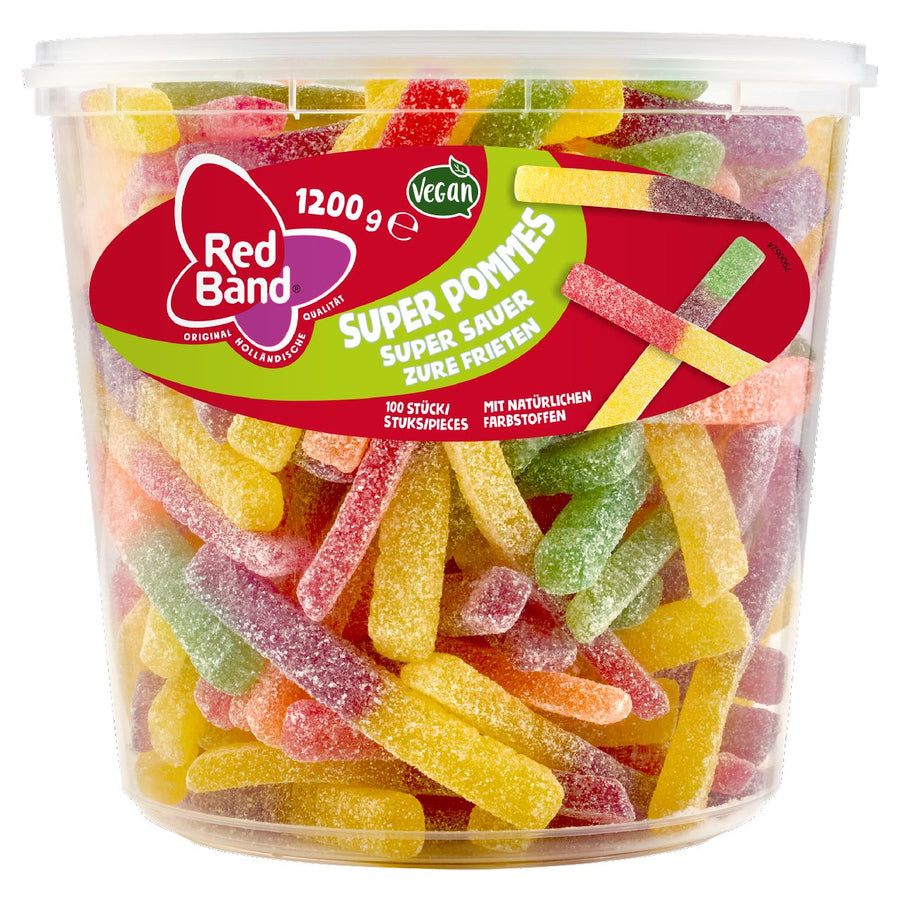 Red Band Sour Fries 100 pieces 1.2 kg