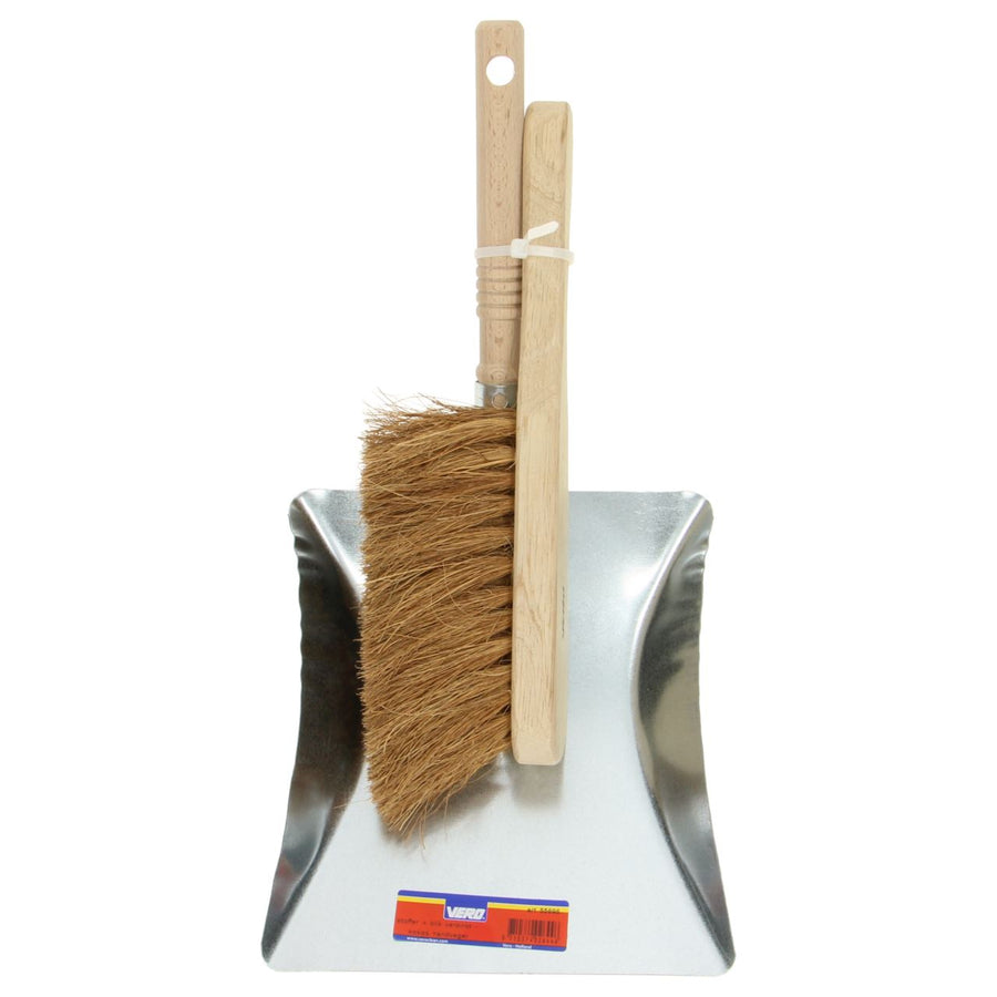 Vero Galvanized dustpan and dustpan