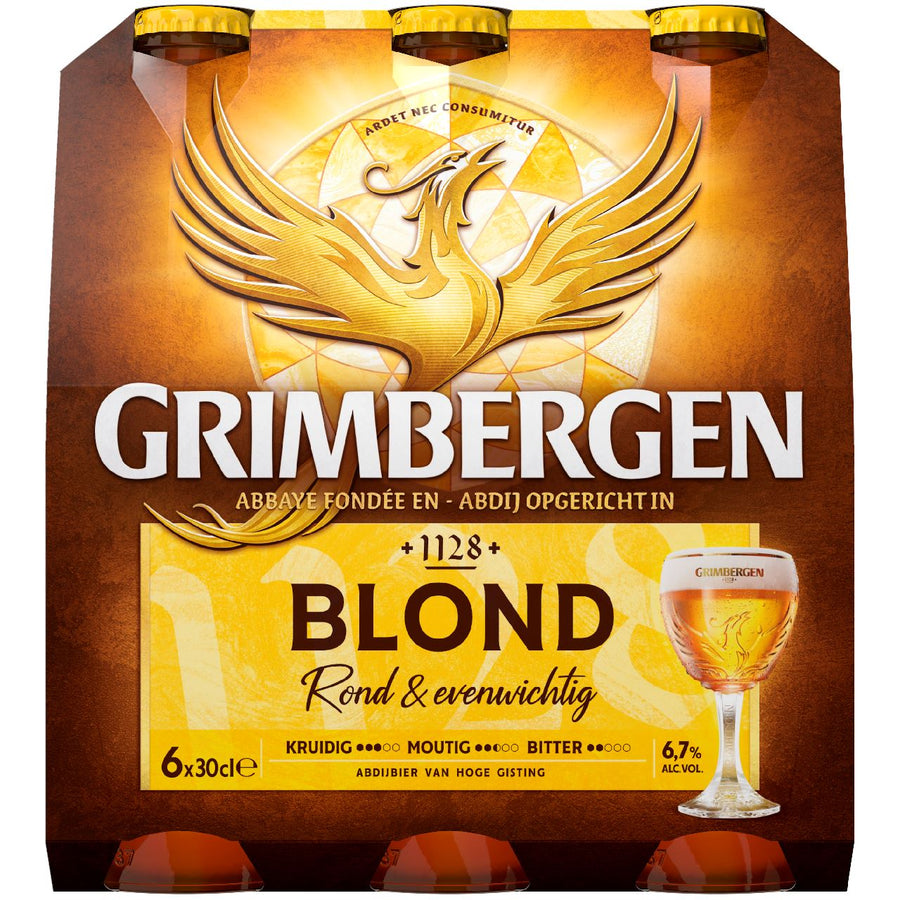 GRIMBERGEN Blonde Special Beer 6 x 30 cl bottle