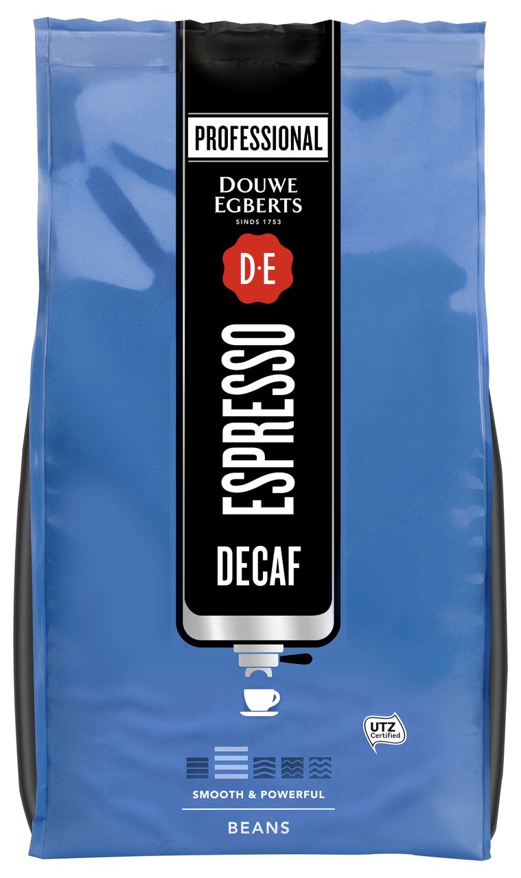 Douwe EGBERTS Espresso Coffee Beans Dark Decaf Utz 6 x 500 g
