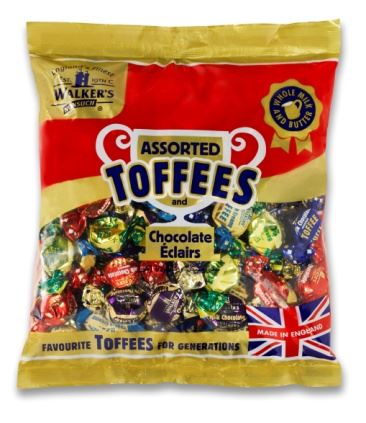 Walkers Assorted Toffees 1 kg
