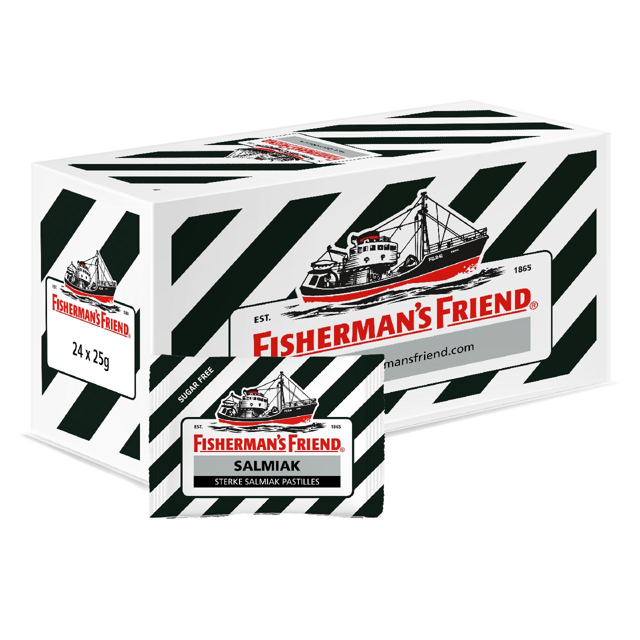 Fisherman's Friend Salmiak sugar-free 24 x 25 g