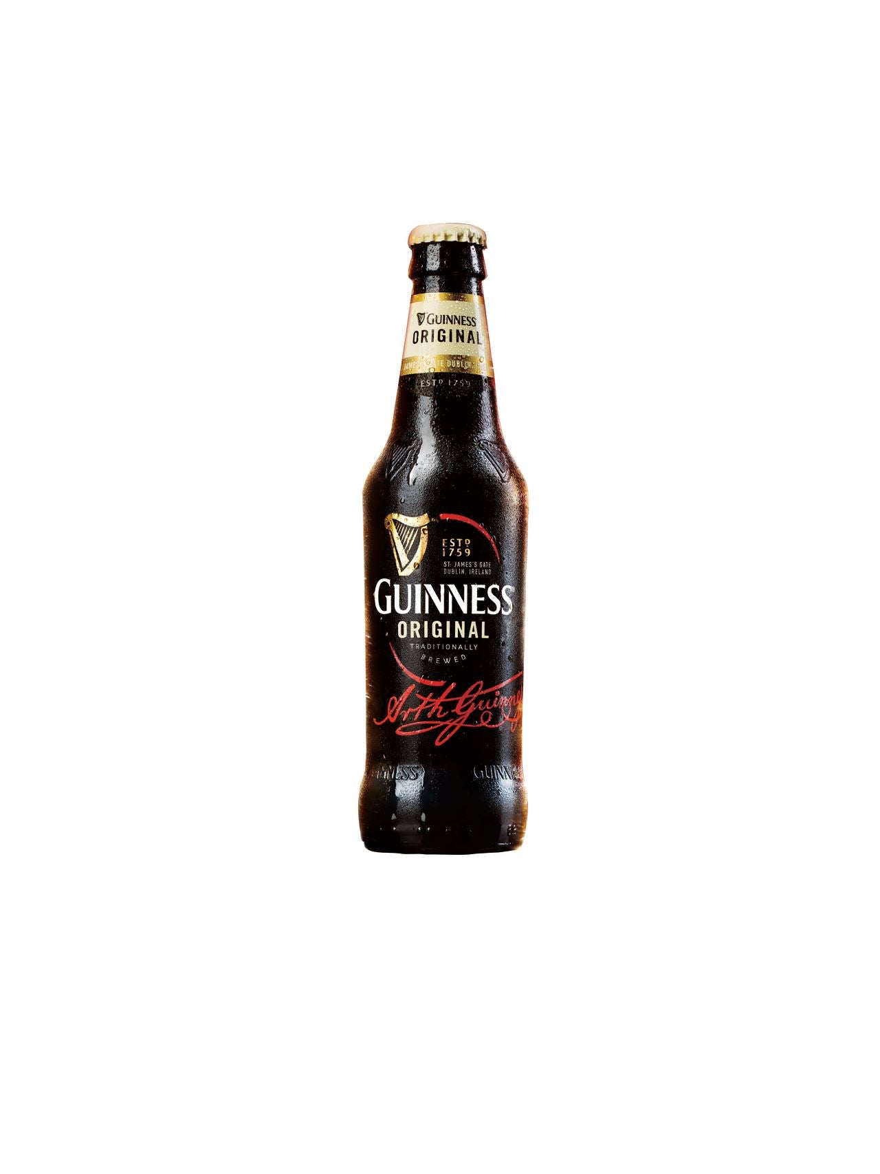 GUINNESS Original bottle 5% 8 x 33 cl