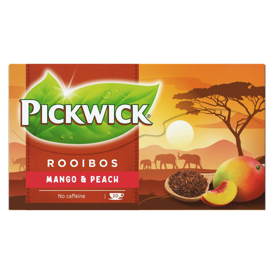 Pickwick Mango & Peach Rooibos Tea 20 pieces 40 g