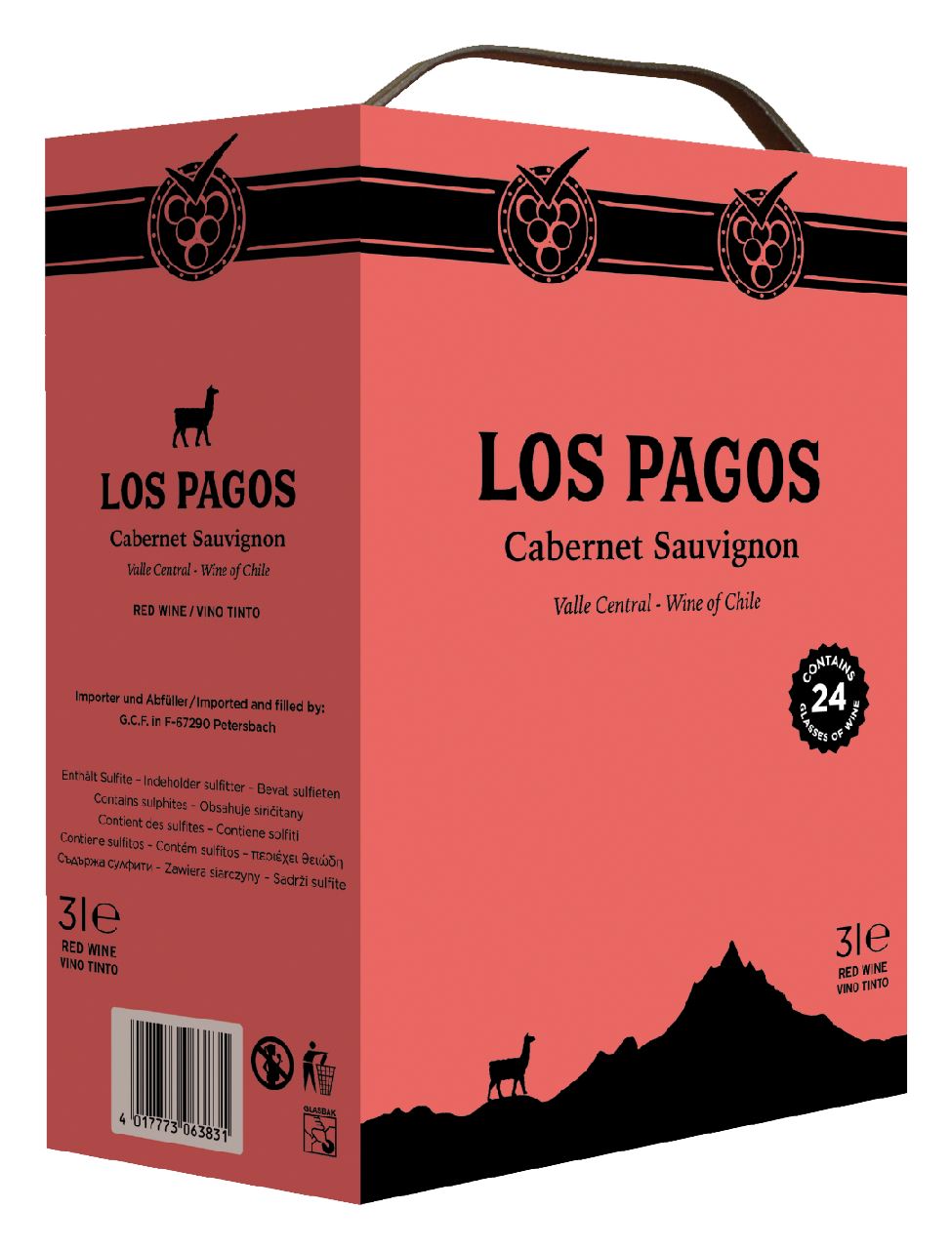 Los Pagos Cabernet Sauvignon bag in box 3 l
