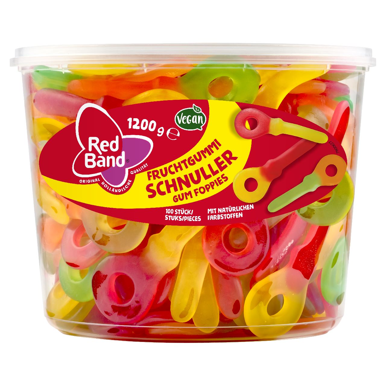 Red Band Winegum Keys 100 pieces 1.2 kg