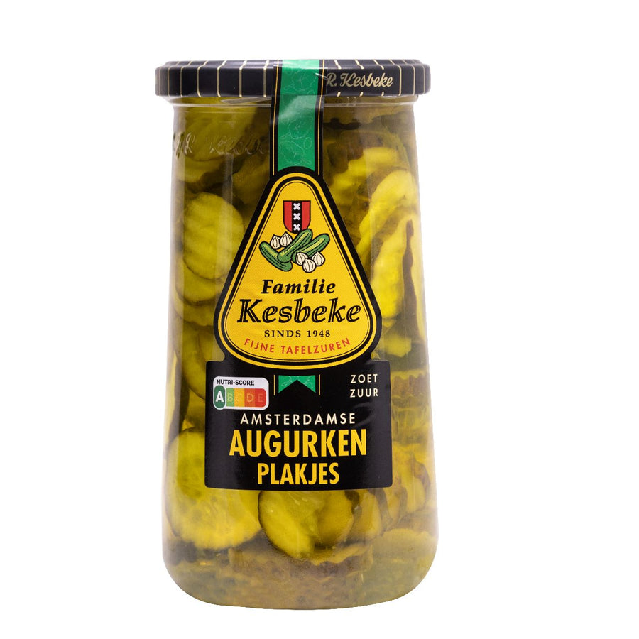 Kesbeke Pickles slices green 720 ml