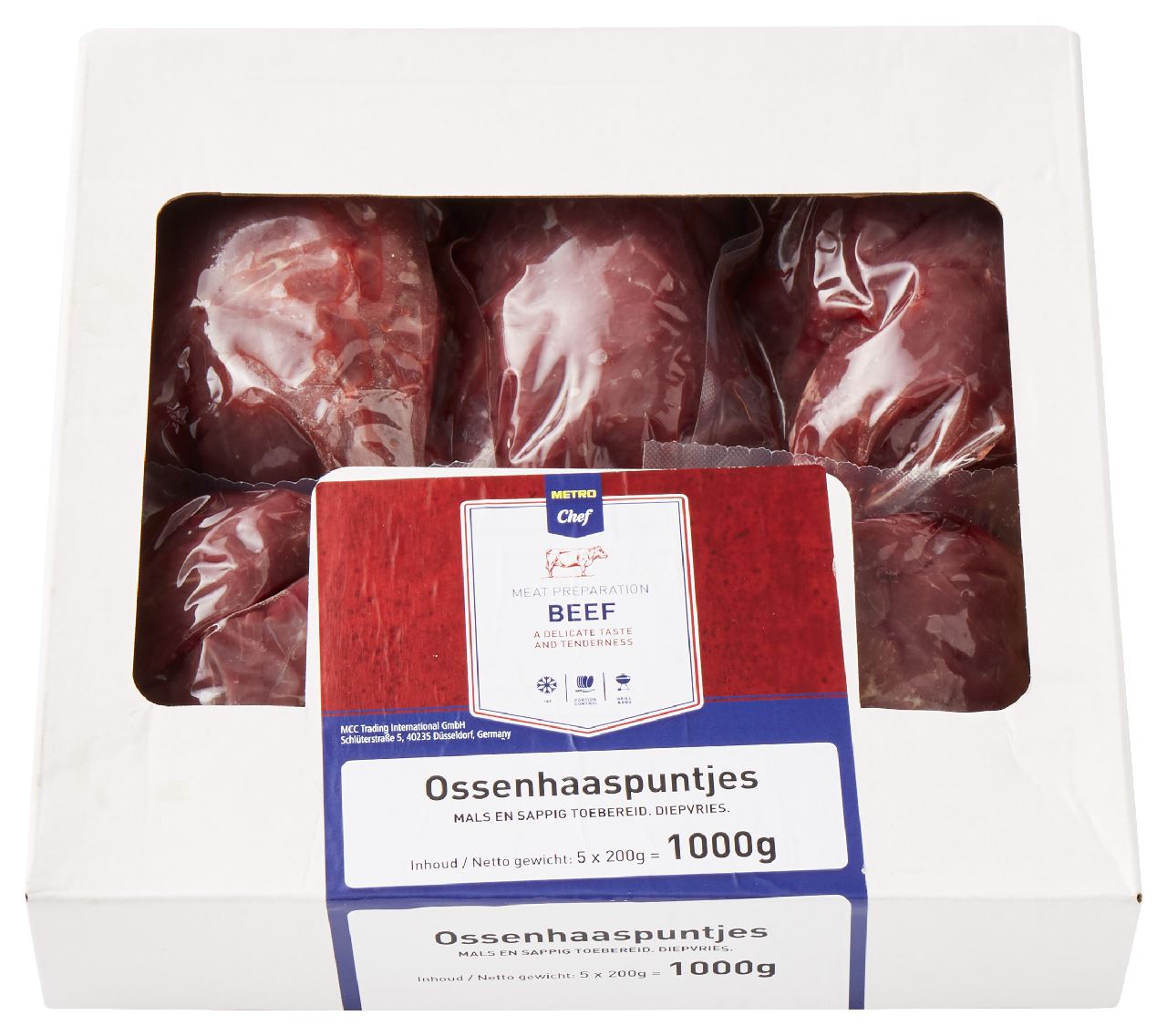 Frozen Beef Tenderloin Tips 1 kg
