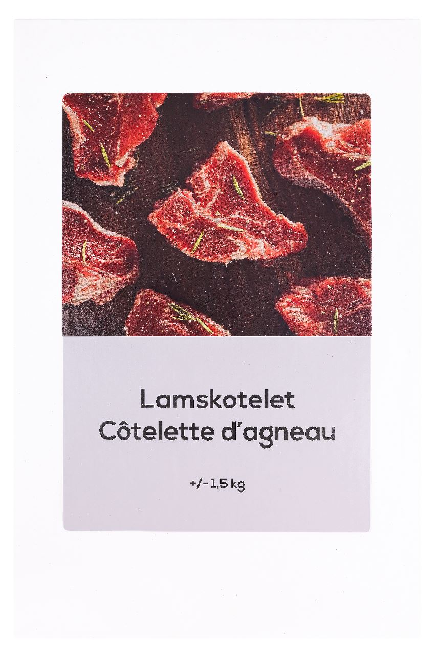 New Zealand frozen lamb chops approx. 1.5 kg