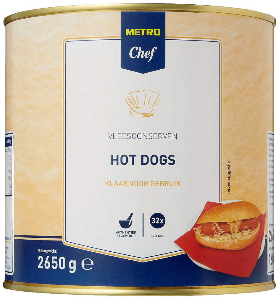 Hot dogs 32 x 50 g