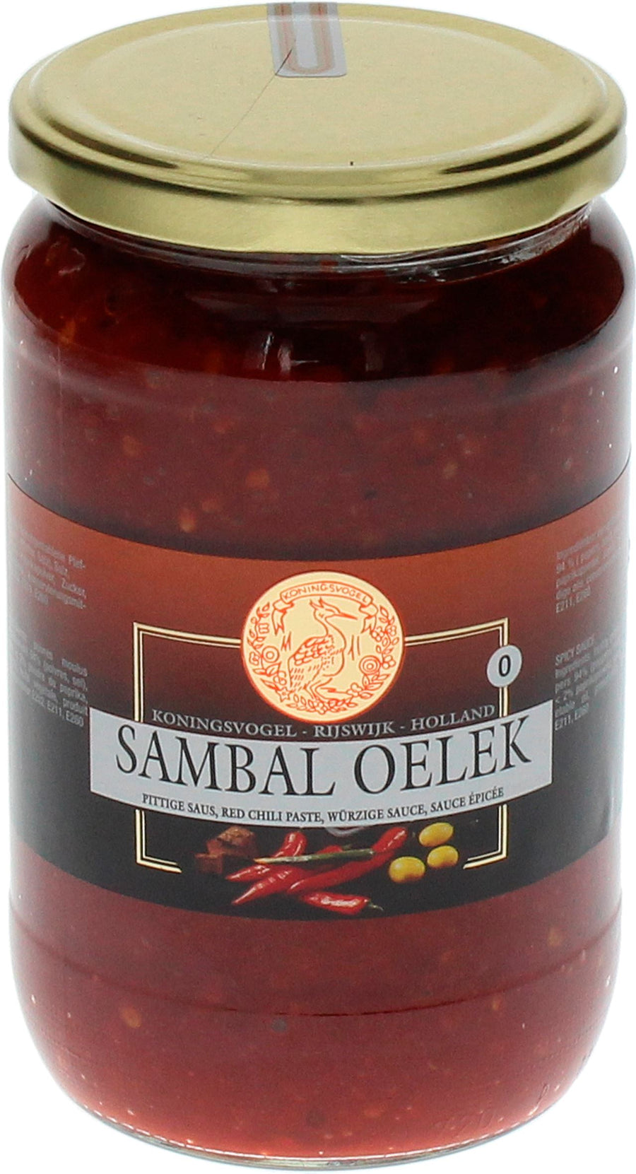 Koningsvogel Sambal oelek 750 grams