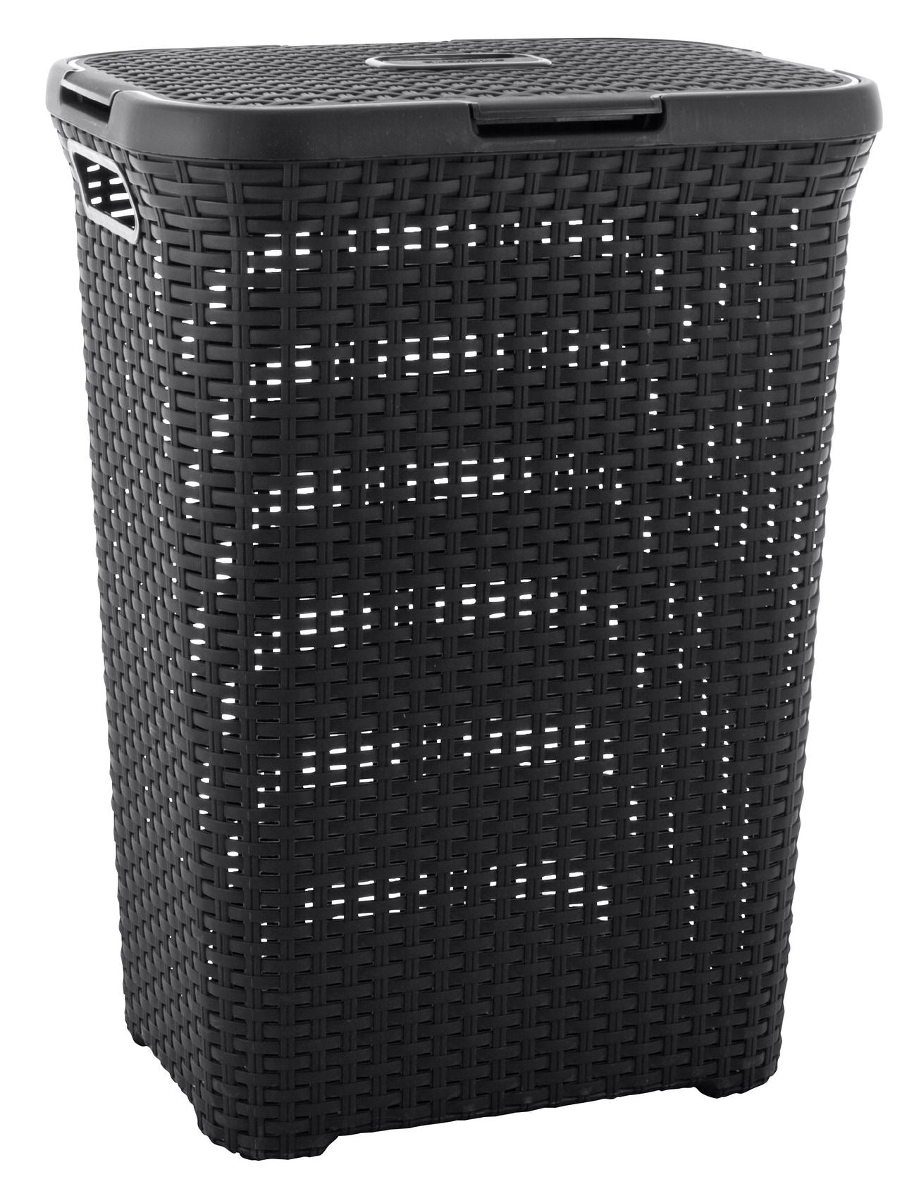 CURVER Style Laundry Basket 60 l Square Rattan Anthracite