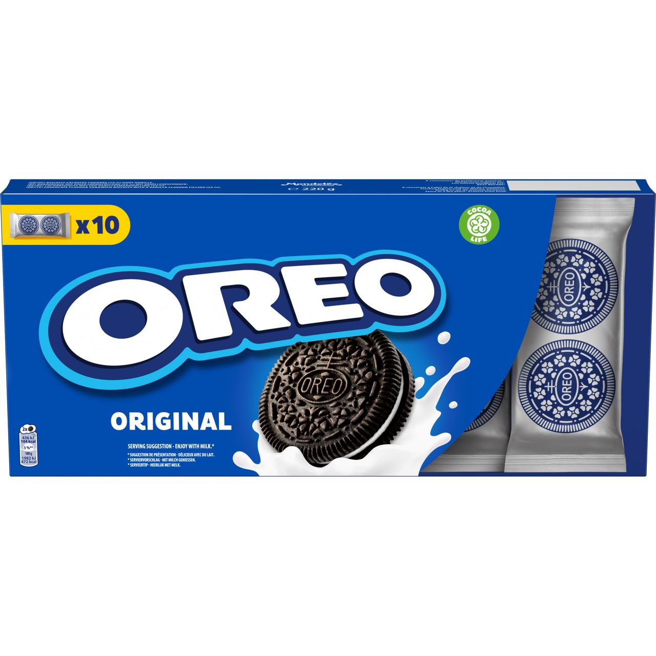 Oreo Original Cookies 10 x 2 pieces 220 g