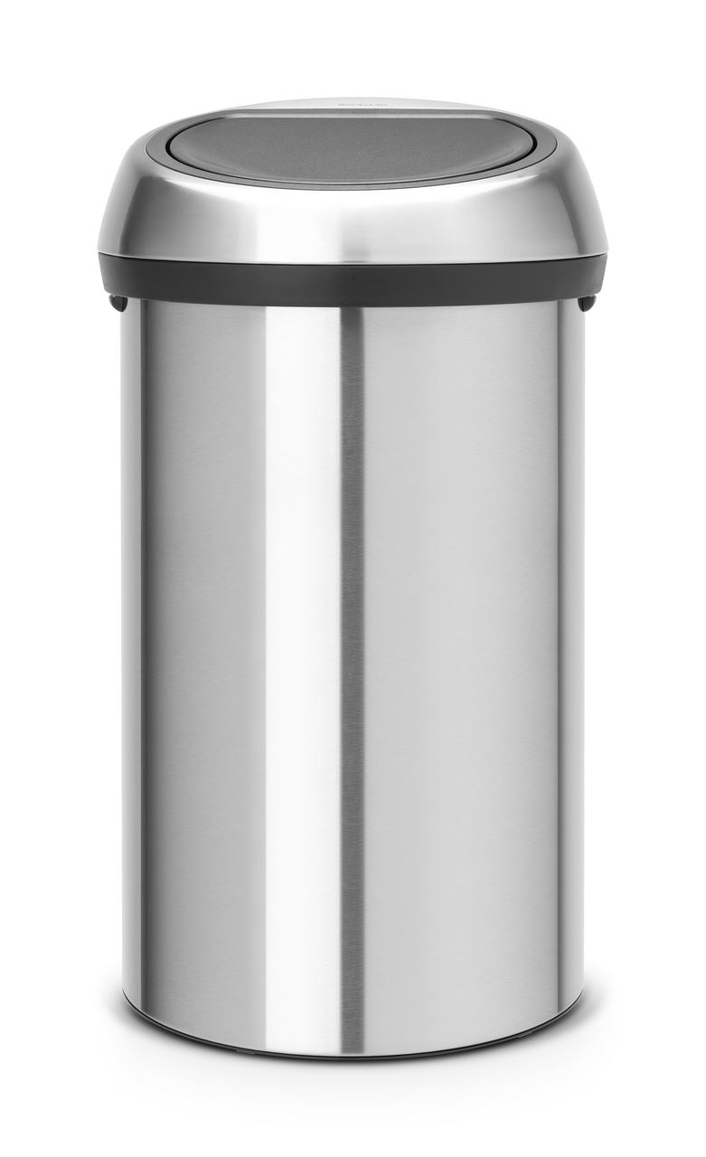 Brabantia Touch Bin waste bin 60 liters - Matt Steel