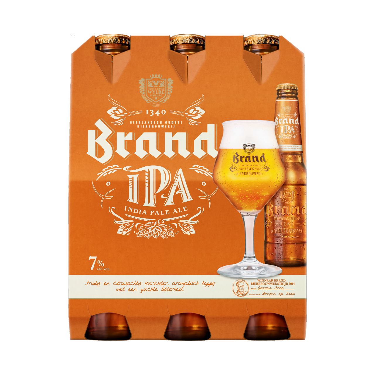 Brand IPA bottle 6 x 30 cl 7%