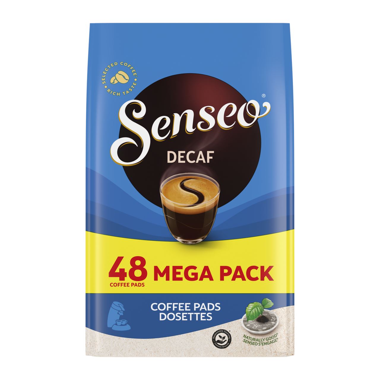 Douwe EGBERTS Senseo Decaf 48 pads 333 g