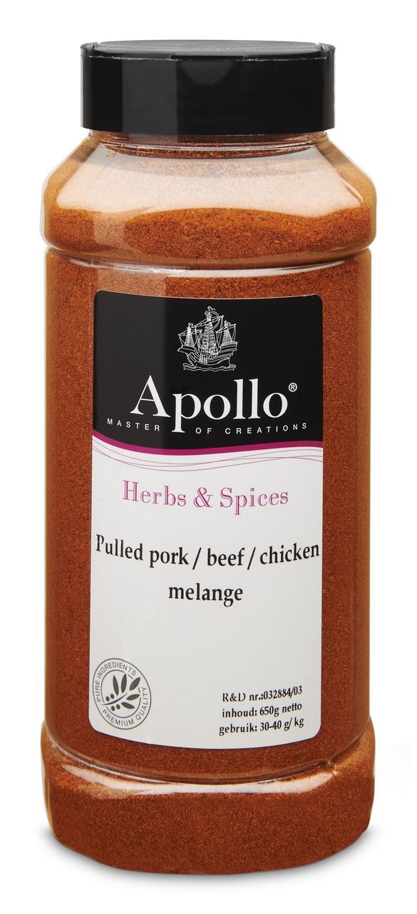 Apollo Pulled pork/beef/chicken 650 g