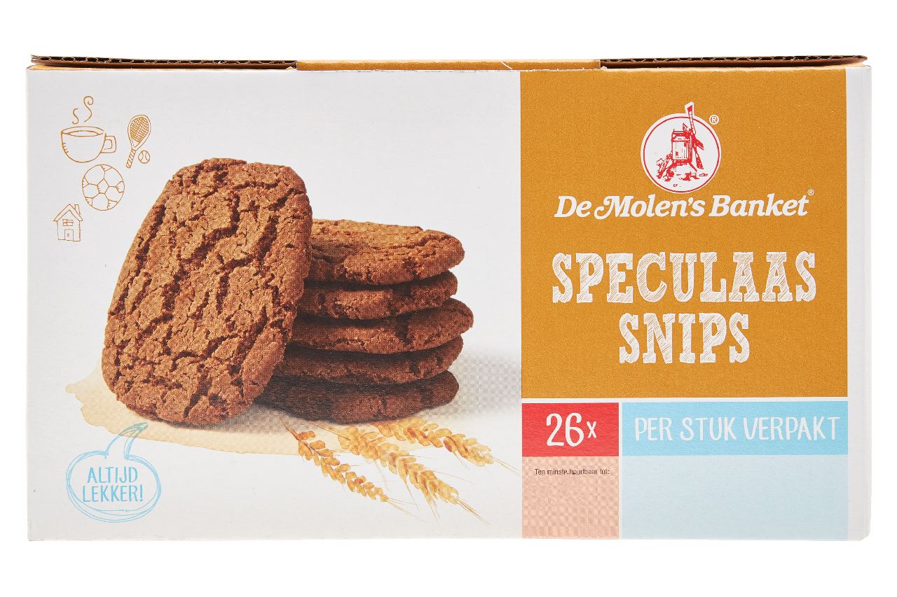 De Molen's Banquet Speculoos snip 26 x 48 g