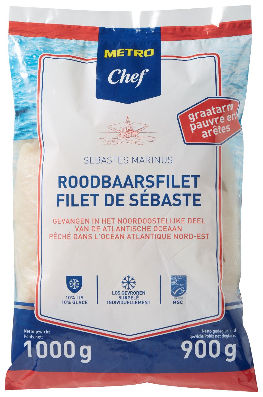 Msc Redfish fillet 1 kg