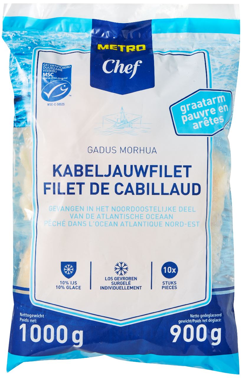 MSC Cod fillet 1 kg