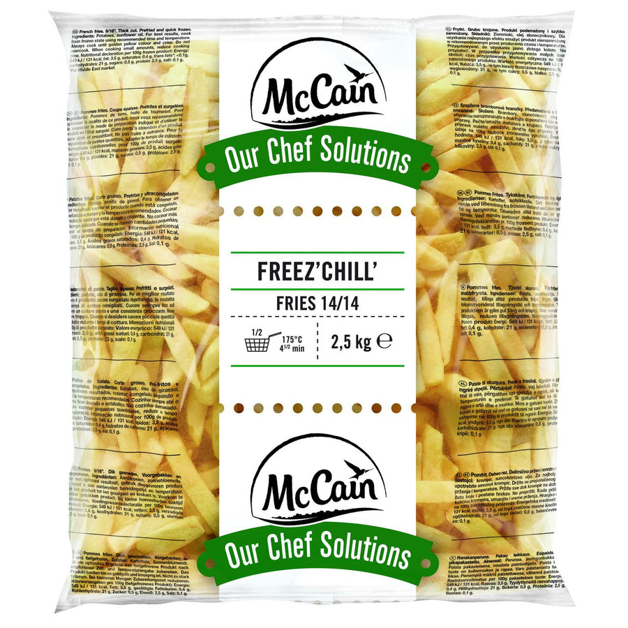 McCain Freez' Chill' fries 9/16 14 mm 2.5 kg