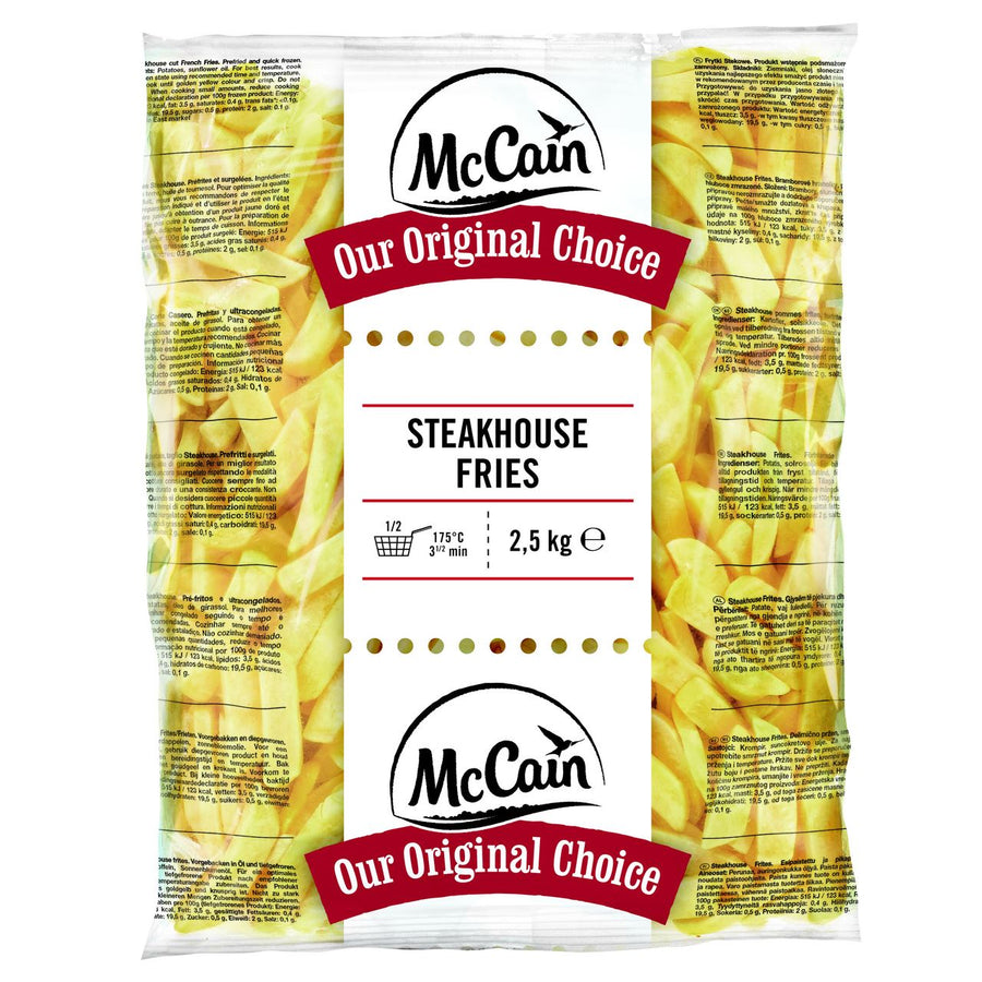 McCain Steakhouse Fries 2.5 kg