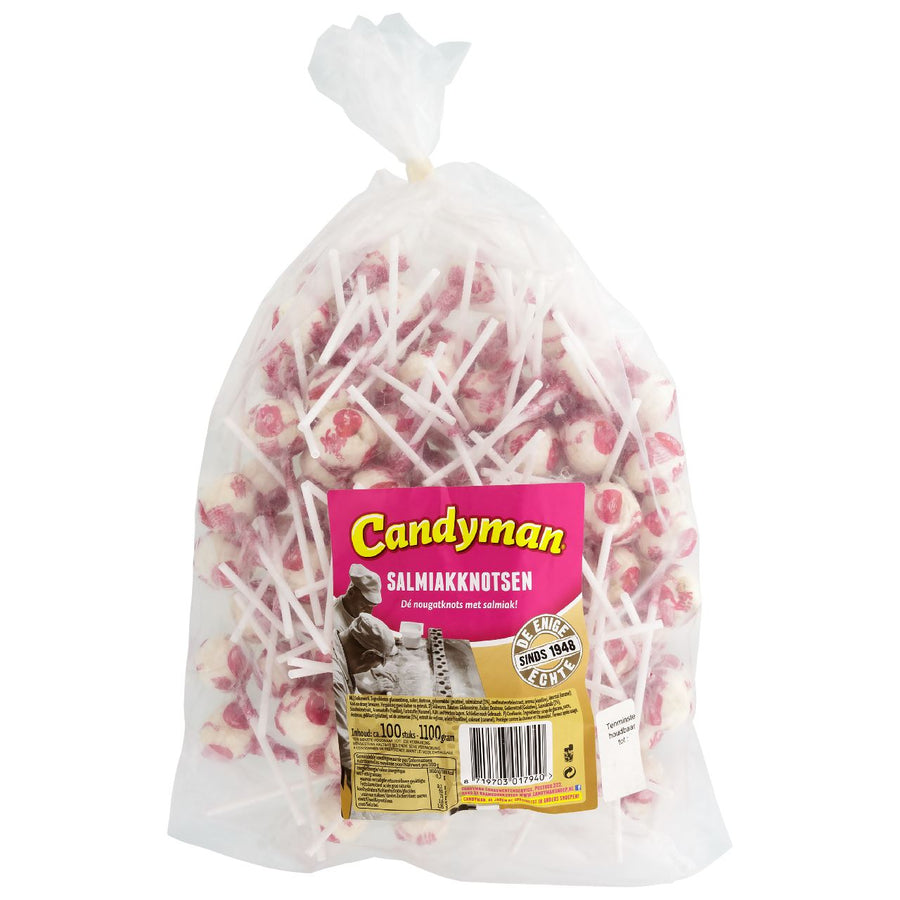 Candyman Salmiakknots 100 pieces 1.1 kg