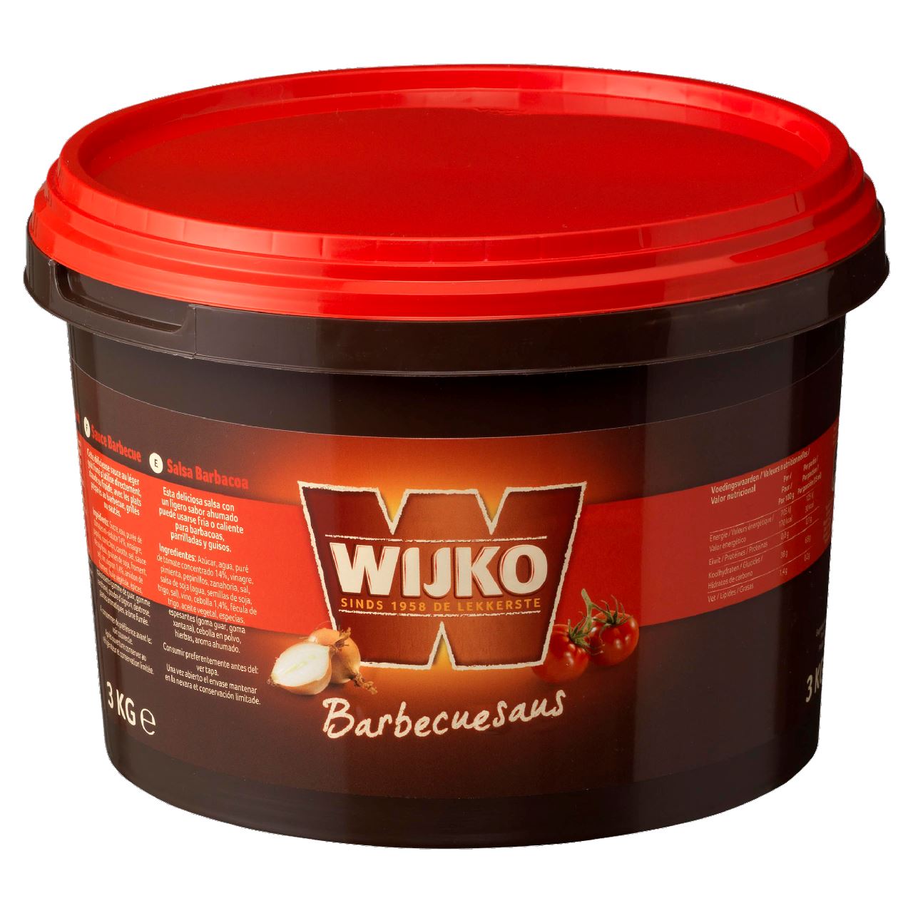 Wijko Barbecue sauce vegetarian 3 kg