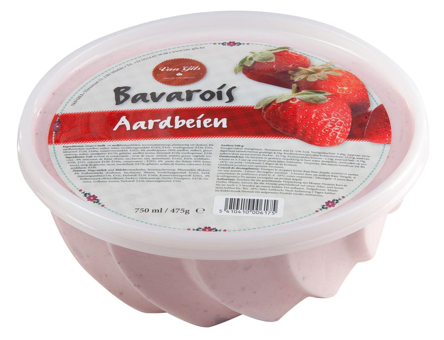 Van Gils Bavarois Turban Strawberry 750 grams